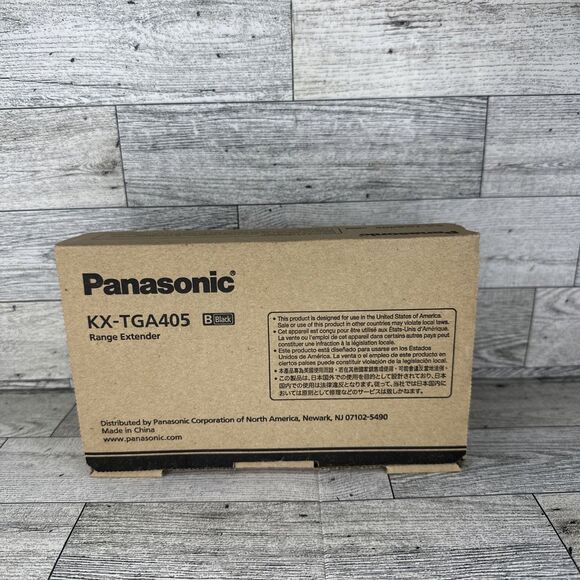 PANASONIC Range Extender for DECT 6.0 Plus Cordless Phone Systems KX-TGA405B - Picture 1 of 3